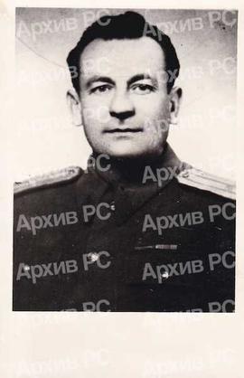 Фрањо Сарафин у униформи мајора ЈНА, из војне књижице