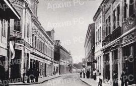 Улица краља Алфонса XIII (Господска улица) у Бањалуци (са разгледнице)