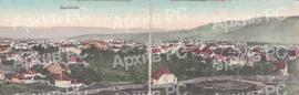 Разгледница Бањалуке, панорама, обојено