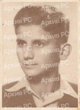 Драгољуб Стјепановић као ученик Реалне Гимназије, погинуо током Дрварске операције